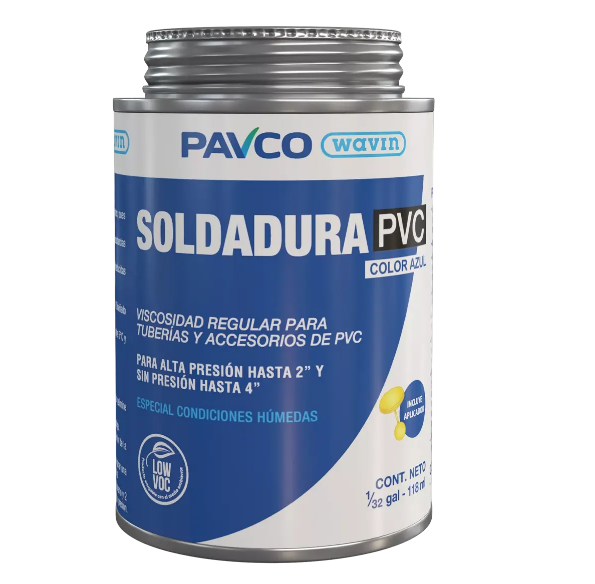 SOLDADURA PVC REG AZUL 1/32