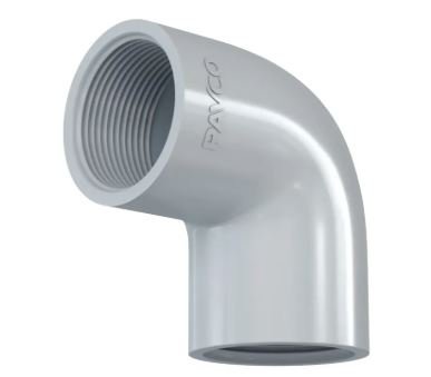 CODO PVC 90° ROSCADO 1" GO